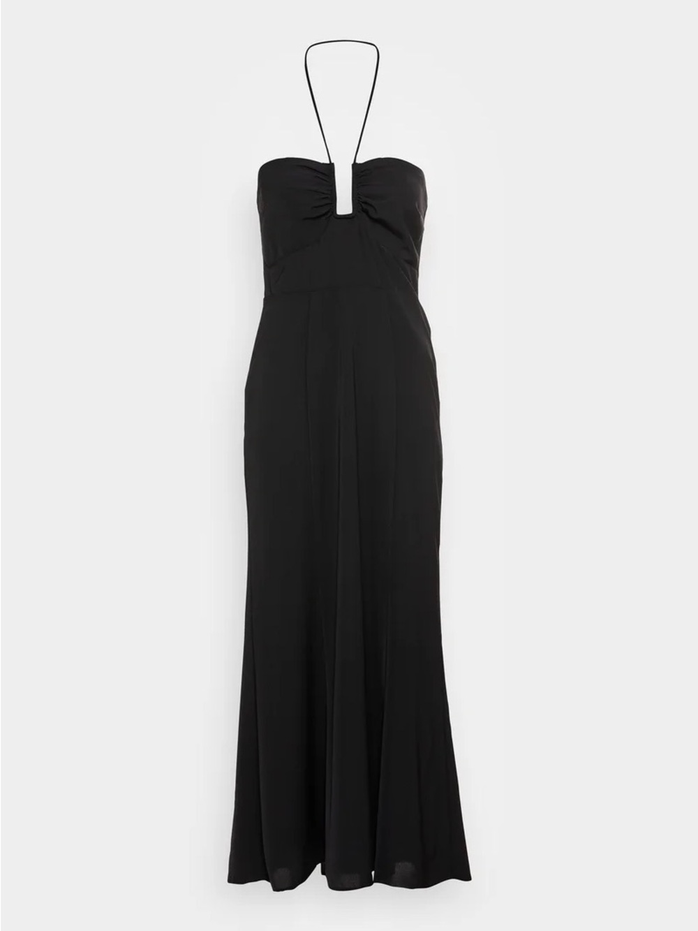 Abercrombie & Fitch Black Halter-Style Maxi Dress